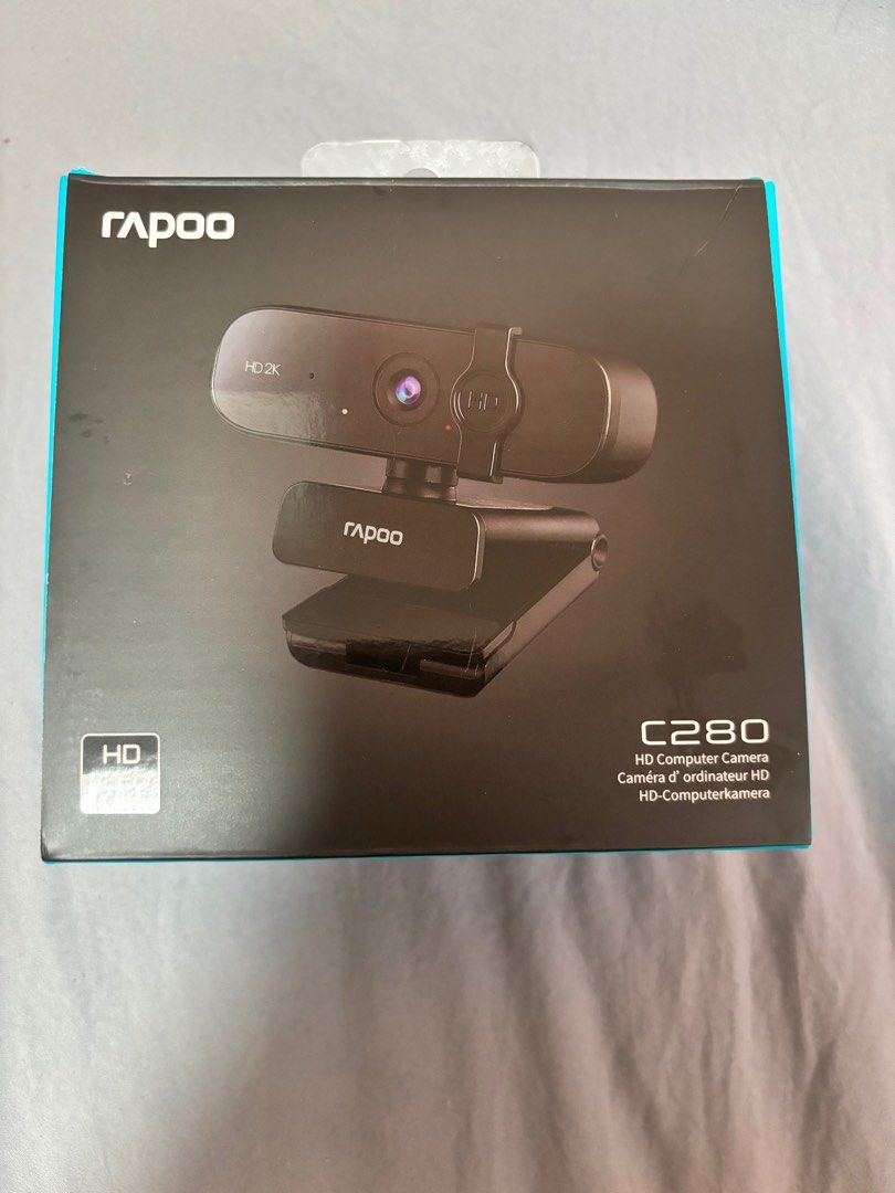 Rapoo C280 Web cam (Category: Webcams) located in Pasig City. Submitted by e2a2025 (Listing ID 1395577784, Image 1). Description: Used once, nakalimutan na! Bnew retails for 1600. Perfect for online classes/meetings..