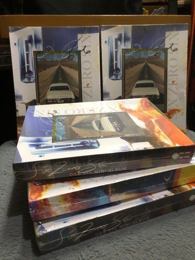 Six Zero Six D&E 5th mini album 150php each (Category: CDs & DVDs) located in Quezon City. Submitted by markgolveo (Listing ID 1395589027, Image 1). Description: Six Zero Six D&E 5th mini album 150php each Each box contains a picture booklet, pictures and stationaries, 2pcs artist posters and audio disc Wears on box packaging due to storage Bnew old stocks.
