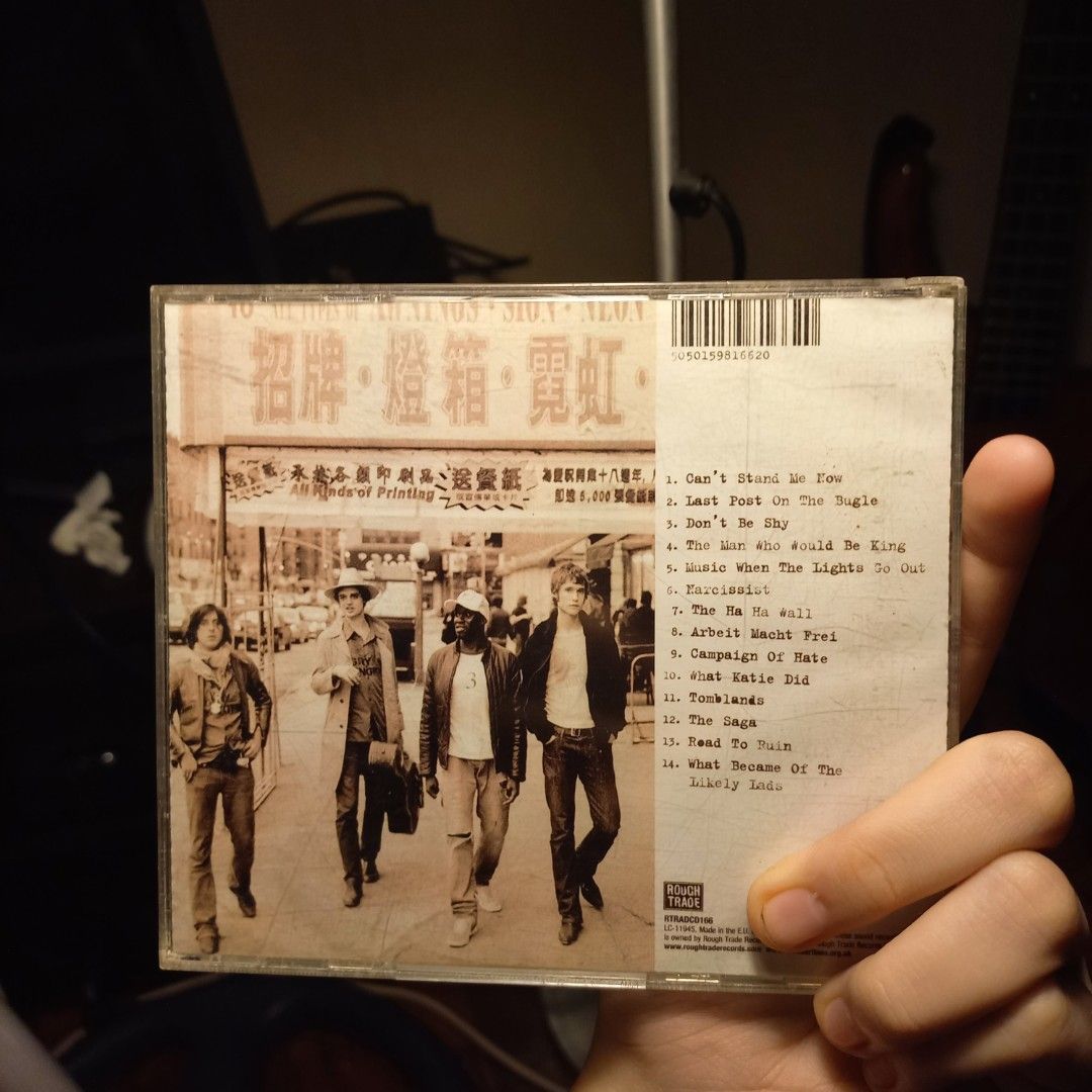 The Libertines - The Libertines CD (Category: CDs & DVDs) located in Las Pinas. Submitted by jackaloop (Listing ID 1395659150, Image 2). Description: Near mint condition. Feel free to ask for more pictures! :-) JnT/Lalamove/Mcdonalds Taft Meetup.