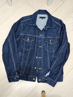 Uniqlo 藍色牛仔外套 M 碼64241970706306110