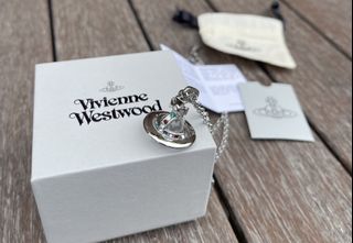 Vivienne Westwood 3D Medium Orb Necklace 透明星球頸鍊64226814629635110