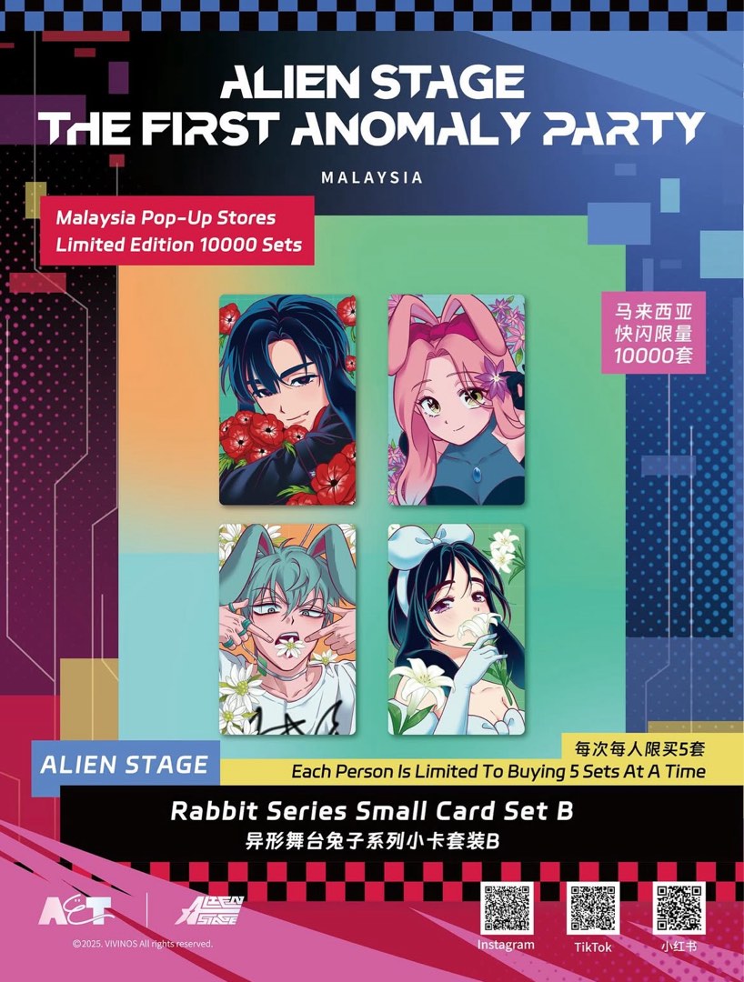 Alien Stage rabbit series small card set B, Hobbies & Toys, Memorabilia ...