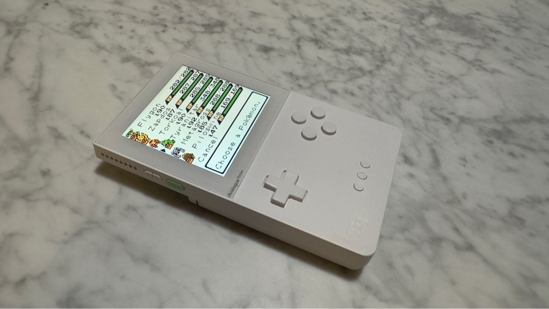 Console Portable Analogue Pocket Blanche – Neuve Sous Blister, Scellée, Région Free