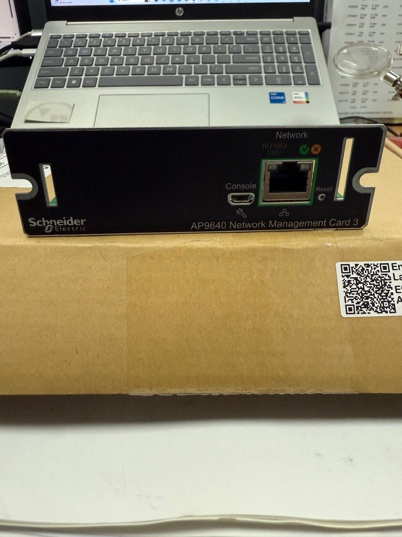 APC network card AP9640 (Category: Networking) located in Antipolo. Submitted by nil.nil1 (Listing ID 1390669130, Image 2). Description: Selling APC UPS Network Card Model AP9640 Extra unit .