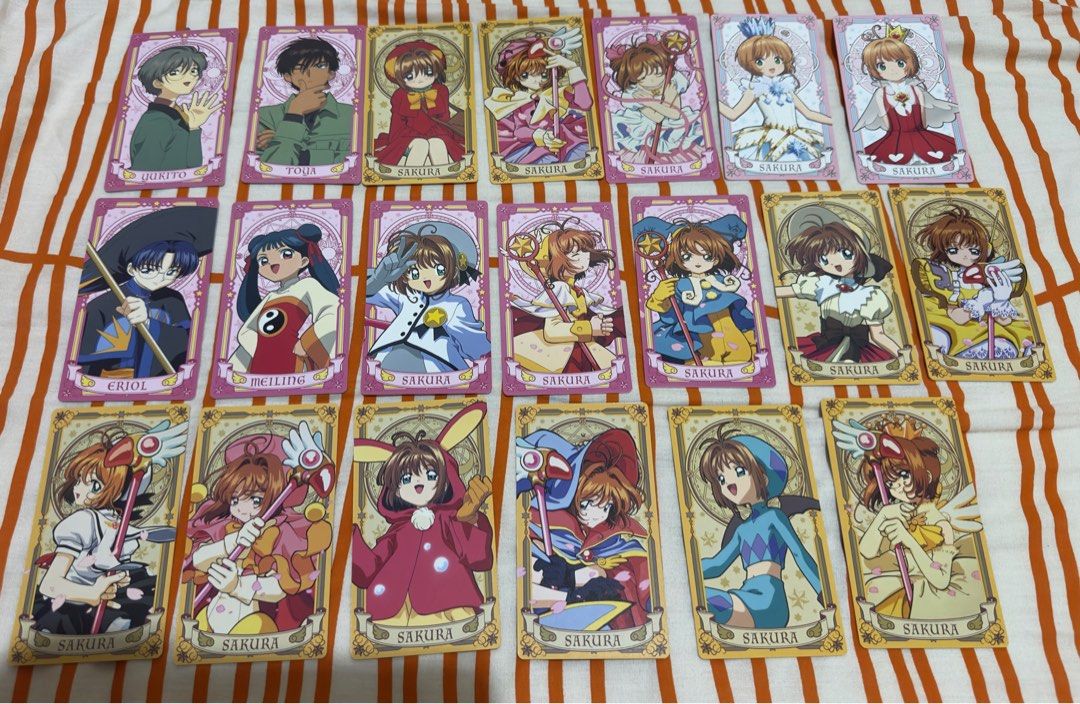 Arcana Cardcaptor Sakura Card SET (Category: Raw Singles) located in Makati City. Submitted by ctoon (Listing ID 1390689104, Image 1). Description: Arcana Cardcaptor Sakura Card SET only ₱3600 for all 20pcs.