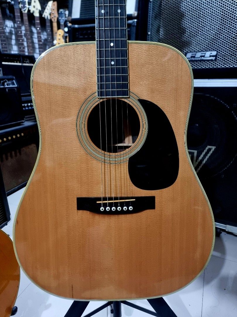 Aria dreadnought d50 Made in japan (Category: Musical Instruments) located in Binan City. Submitted by jamrock.music (Listing ID 1390624573, Image 2). Description: for sale vintage aria d50 solid top Brazilian rose wood back and side Made in japan.