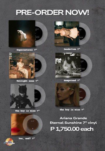 Ariana Grande - Dandelion 7” Vinyl (Category: Vinyls) located in Roxas City. Submitted by spincityrecords (Listing ID 1390748963, Image 2). Description: tracklist: side a: 1. dandelion side b: 2. warm You may pay in full or 50% required downpayment. Remaining balance deadline is October 1, 2025. Release date: September 9, 2025. ETA: 2-3 weeks upon release. (1st week of October) For more inquiries please send us a message. 💌 .