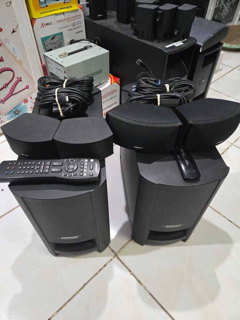 Bose Home Theatre (Category: Soundbars, Speakers & Amplifiers) located in Cebu City. Submitted by cheapfinds2.0 (Listing ID 1390650914, Image 3). Description: New Stocks Bose Home theater speakers. Bose S1 pro plus good as new for only 45k with box Bose Cinemate Series II with controller 220v for only 17k Bose Acoustimass 10 Series V with Yamaha receiver for only 45k with step down transformer to convert 220v Bose Lifestyle PS28 ll for only 35k B