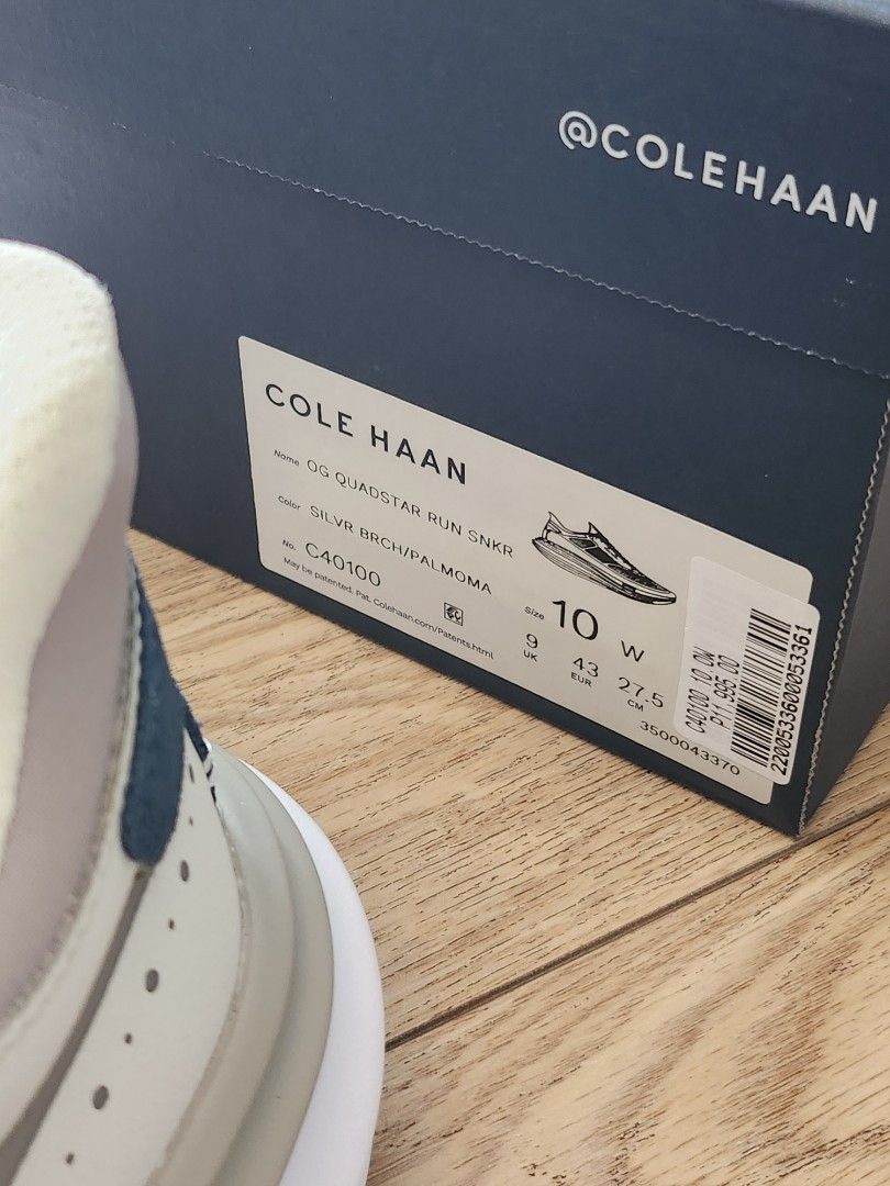 Cole Haan OG Quadstar Run Sneaker (Category: Sneakers) located in San Juan City. Submitted by aisaku (Listing ID 1390639007, Image 3). Description: For sale Cole Haan OG Quadstar Run Sneaker brandnew un-used Php 8,990 Dm me for inquiries. loc: one shangrila place mandaluyong ph shipping: JNT or LBC.