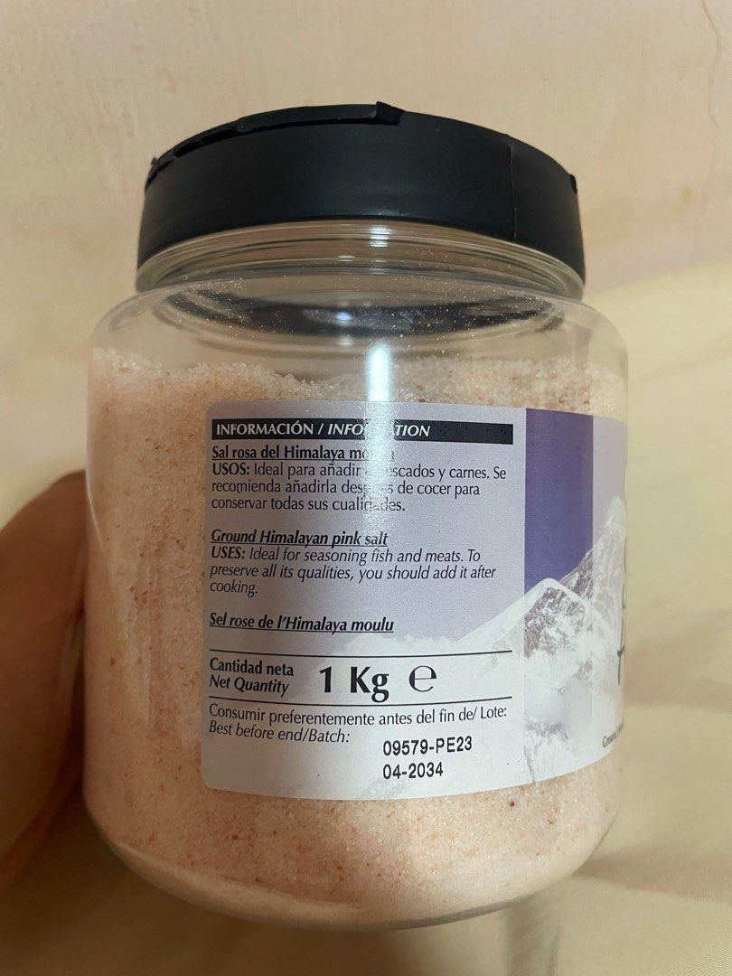Dani Ground Himalayan Pink Salt (Category: Spice & Seasoning) located in Bacoor. Submitted by prelovedbyab29 (Listing ID 1390742521, Image 2). Description: Himalayan pink salt is ideal for all types of dishes, especially meat and fish. RFS: Decluttering; not being used.