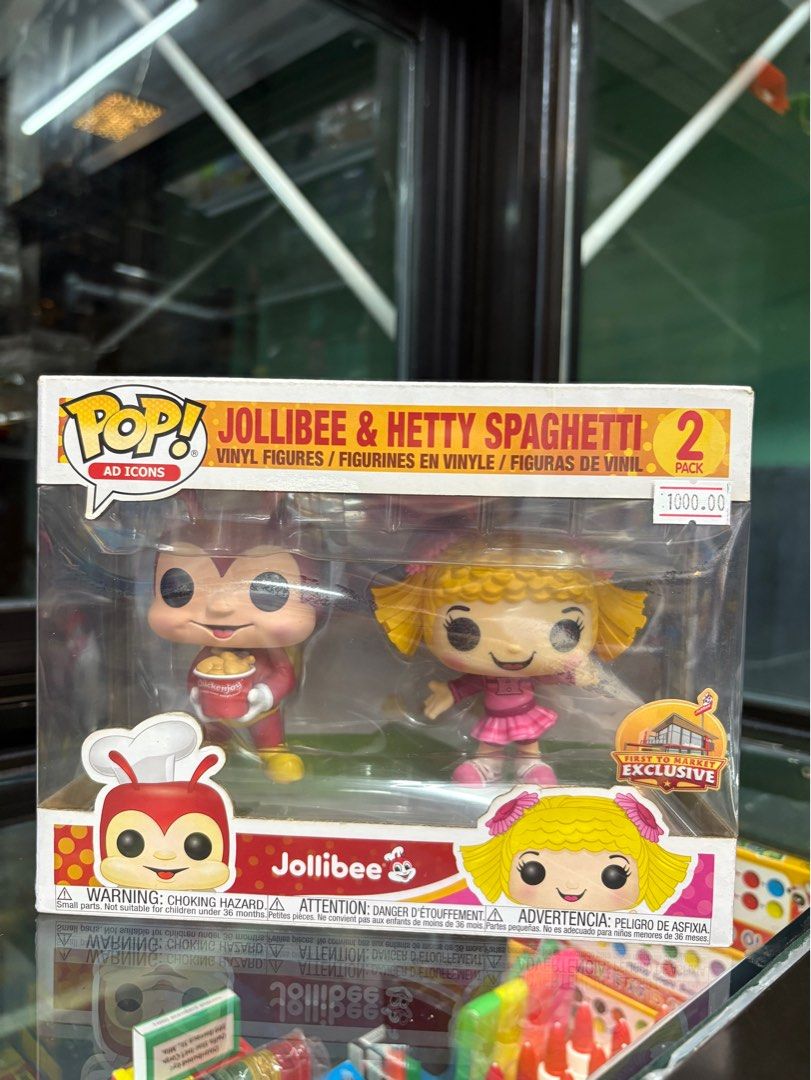 Funko Jollibee & Hetty Spaghetti (Category: Designer & Blind Box Toys) located in Quezon City. Submitted by treshermanasonlineshoppe (Listing ID 1390717168, Image 1). Description: 📌 Please Read Before Messaging: I appreciate serious buyers only. ❗ No lowballers – prices are already reasonable. ❗ No excessive questions – if you’re not ready to buy, please don’t waste time. ❗ All photos are posted – kindly refrain from asking for more. Thanks for 