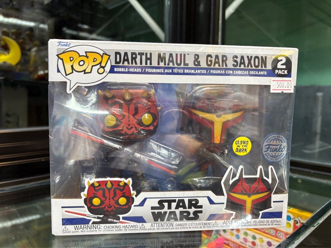 Funko Star Wars Darth Maul & Gar Saxon (Category: Figurines & Statues) located in Quezon City. Submitted by treshermanasonlineshoppe (Listing ID 1390706118, Image 1). Description: 📌 Please Read Before Messaging: I appreciate serious buyers only. ❗ No lowballers – prices are already reasonable. ❗ No excessive questions – if you’re not ready to buy, please don’t waste time. ❗ All photos are posted – kindly refrain from asking for more. Thanks for 