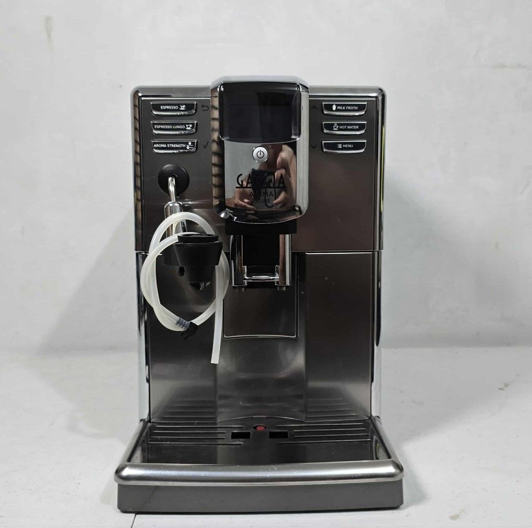 Gaggia Anima Deluxe Fully Automatic Espresso Machine (Category: Coffee Machines & Makers) located in Rizal. Submitted by souththrift_taytay (Listing ID 1390748151, Image 1). Description: Gaggia Anima Deluxe Fully Automatic Espresso Machine Australian mall pull out Used as demo unit 220V No issue All function working Good as new Fully Automatic Espresso Machine.