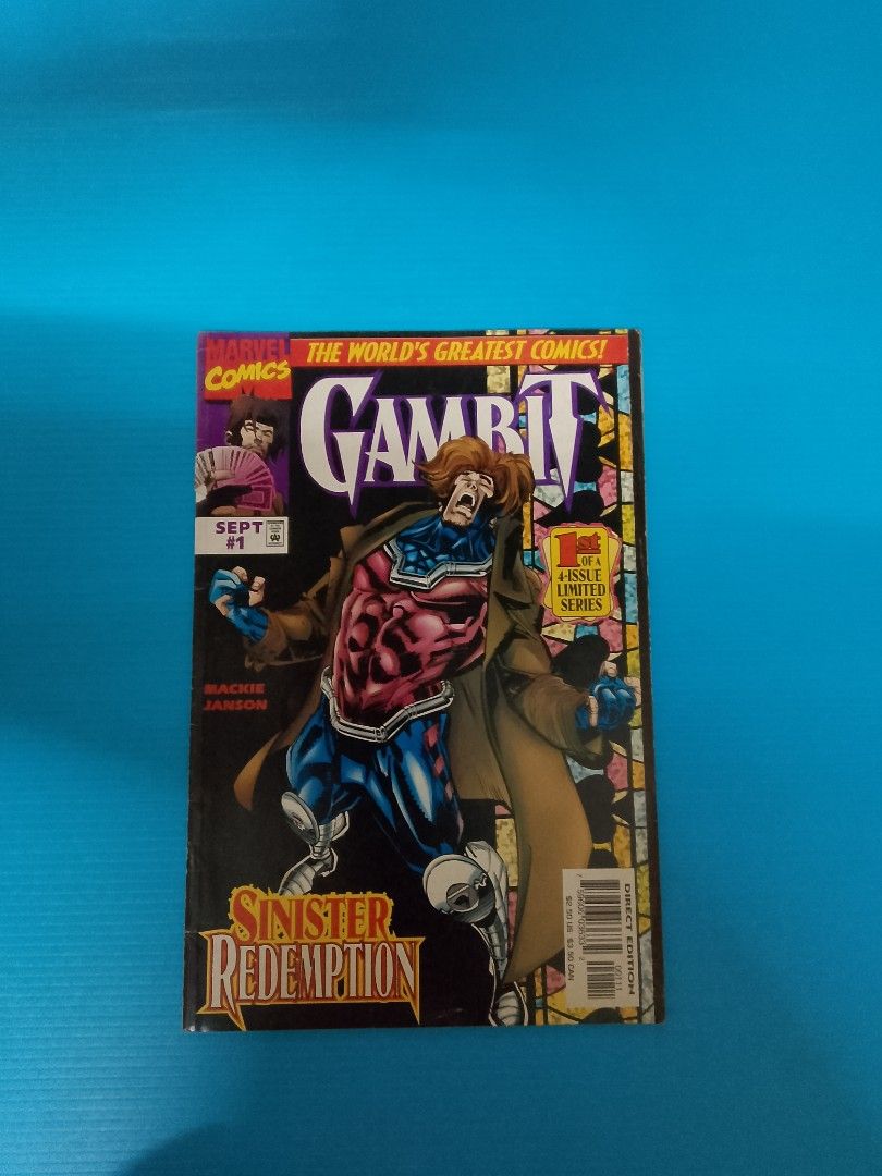 Gambit #1 ( Klaus Janson - Cover Art ) Marvel Comics, Hobbies & Toys ...