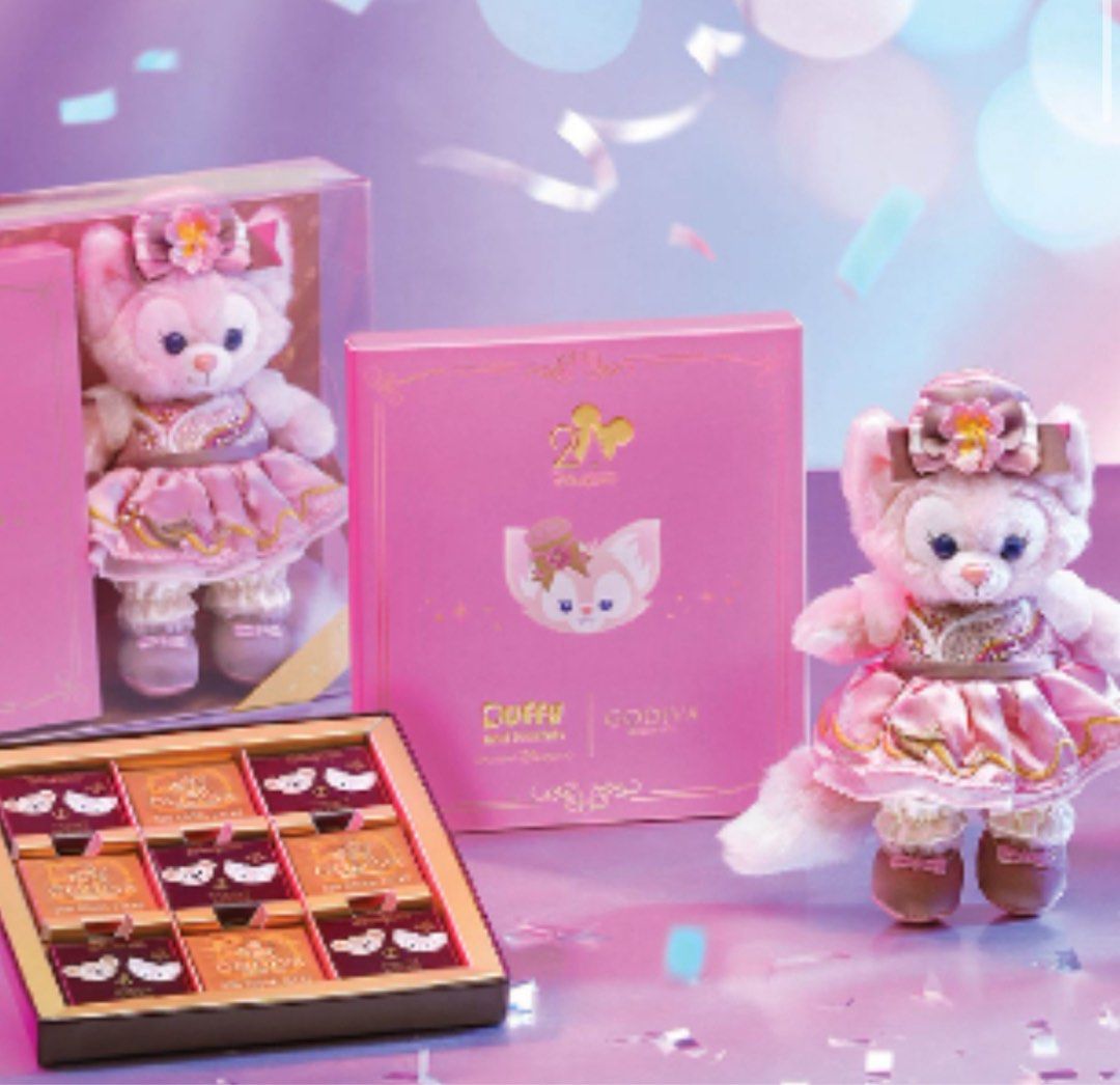 HKDL Disney Linabell Godiva set 香港迪士尼樂園20周年玲娜貝兒迷你毛