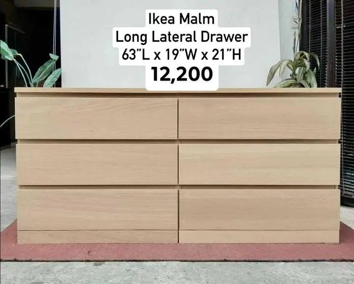 Ikea Malm Long Lateral drawer (Category: Other Home Furniture) located in Manila. Submitted by shaira29 (Listing ID 1390731502, Image 1). Description: .