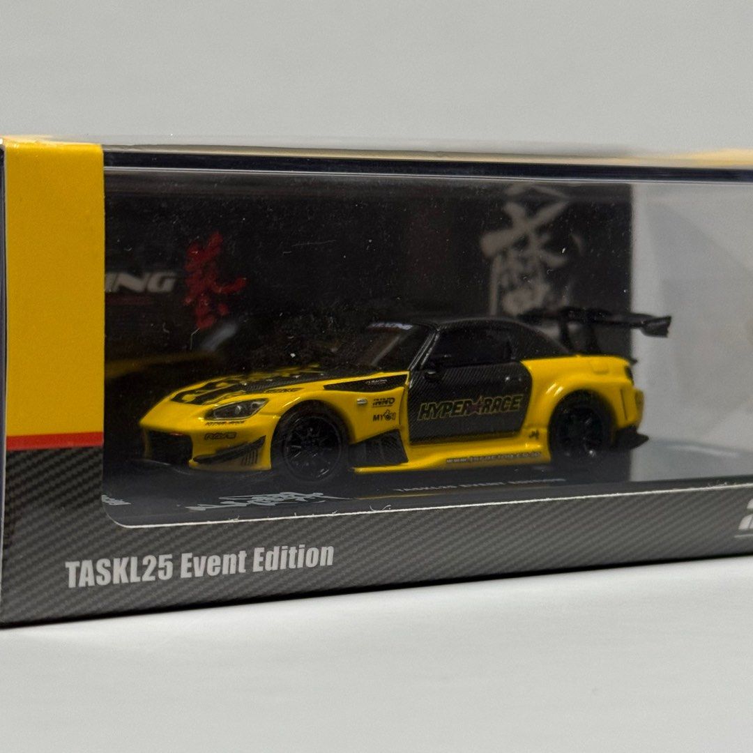 Inno64 TASKL25 Event Edition Honda S2000 J's Racing Signed 1/64