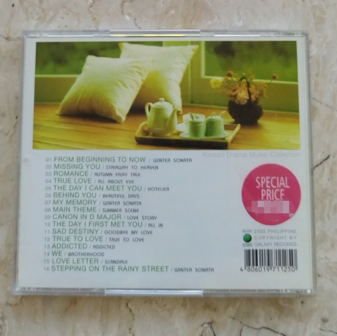 Korean Drama Music Collection (Category: CDs & DVDs) located in Iloilo. Submitted by pinspirewitha (Listing ID 1390660969, Image 2). Description: Original mall copy..