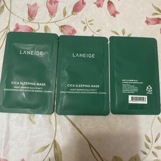 $10/3包 Laneige 細胞修復補濕睡眠面膜 Cica Sleeping Mask sample tester travel size 旅行裝 試用裝 體驗裝64228786075138110