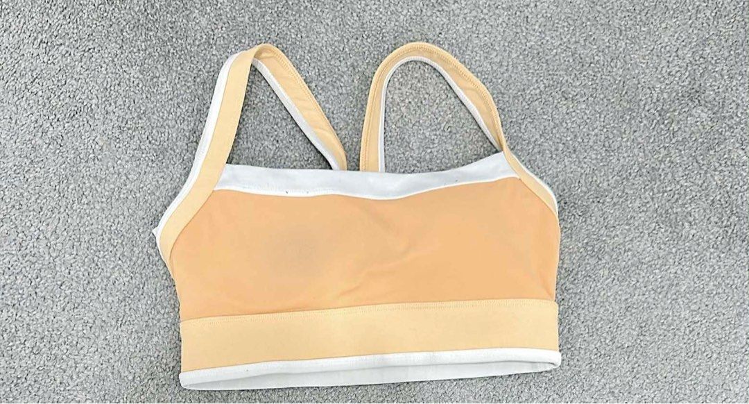 Lorna Jane Multicolored Gymwear Sports Bras and Tank Top various sizes (Category: Women's Clothes) located in Miranda. Submitted by abbie.corner (Listing ID 1388837884, Image 1). Description: #Lorna #Jane multicolored #iconic #gymwear Sport Bras and Sports Tank Condition: used in good condition Selling $20/ea or $50/all 1. Yellow/Orange sports bra size S FEATURES: High Support; Removable Padding 2. White Sports Bra size L FEATURES: High Support; 