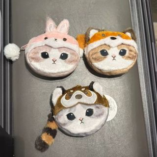 mofusand Storage Bag, Utility Bag, Shark Cat, Fried Shrimp Cat, Birthday, Bunny, Kitten, Collection, Cat Lover, Cat, Cats, Doll, Gift, Present, Practical Bag, Multi-purpose Bag, Birthday Gift, Loose Change Bag, Coin Purse64215241513473110