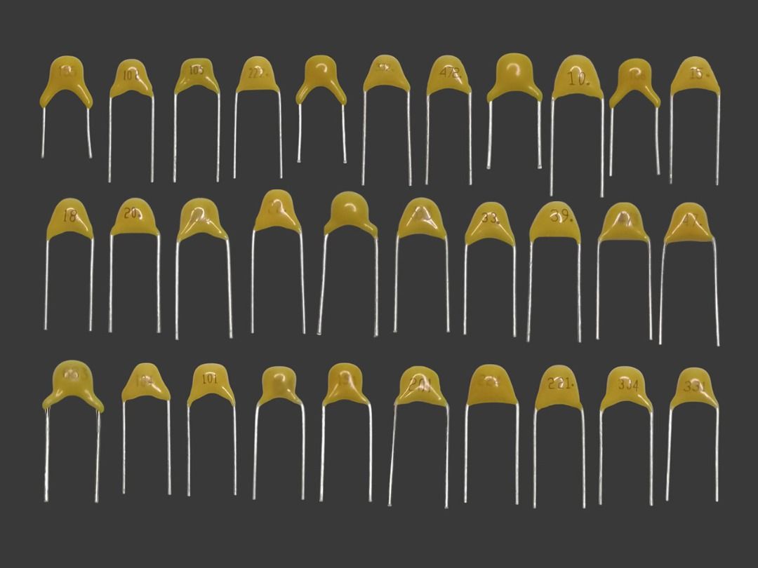 MONOLITHIC CERAMIC CAPACITOR ASSORTMENT KIT, 5-PCS per ORDER (Category: Electrical, Adaptors & Sockets) located in Quezon City. Submitted by besteinpc (Listing ID 1390664711, Image 1). Description: MONOLITHIC CERAMIC CAPACITOR ASSORTMENT KIT, 5-PCS per ORDER FEATURES: VARIATION: 👉a. 10PF 👉b. 15PF 👉c. 18PF 👉d. 20PF 👉e. 22PF 👉f. 30PF 👉g. 33PF 👉h. 39PF 👉i. 47PF 👉j. 100PF 👉k. 150PF 👉l. 200PF 👉m. 220PF 👉n. 330PF 👉o. 390PF 👉p. 470PF 👉q