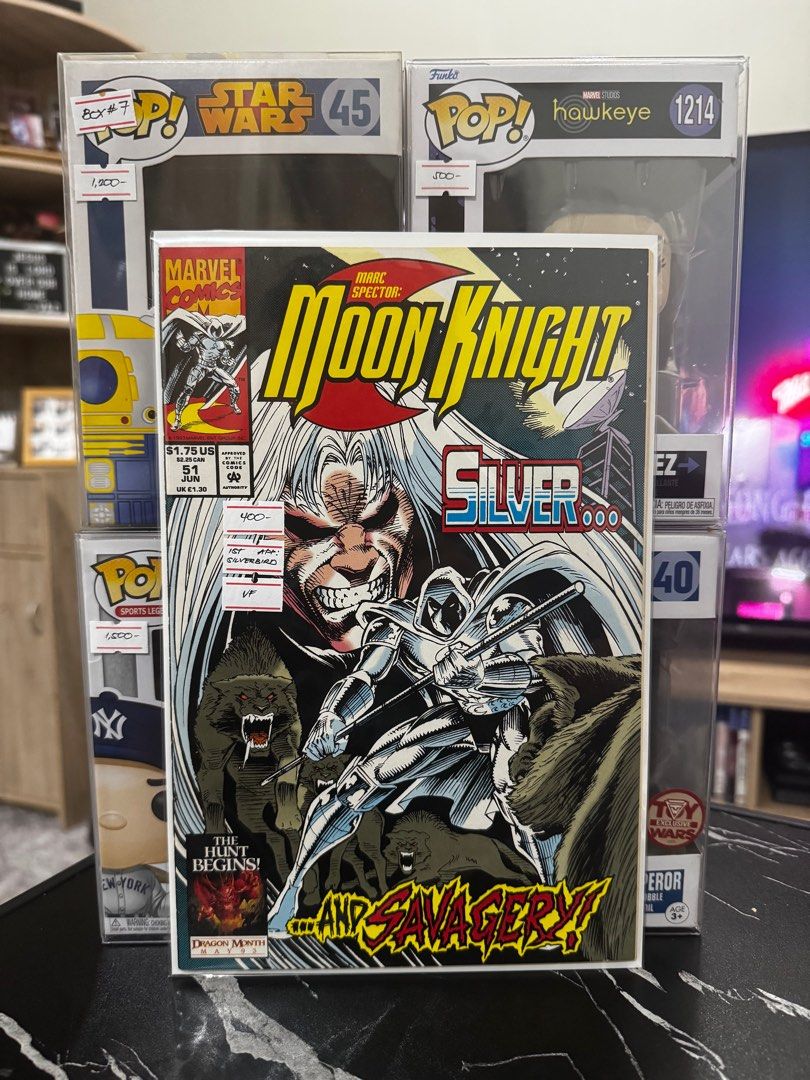 Moon Knight 51 (1st App Silverbird) VF (Category: Comics & Manga) located in Pateros City. Submitted by lacasadekartonph (Listing ID 1390728430, Image 1). Description: .
