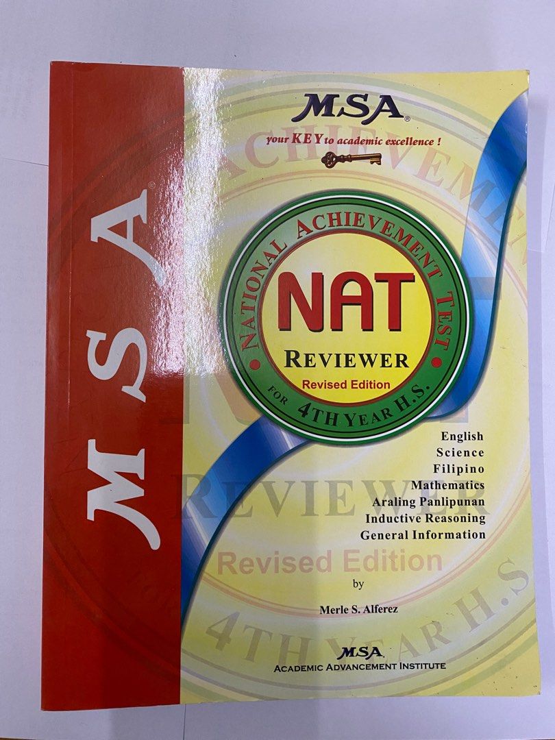 MSA CET/CAT Reviewer Set - 3books (Category: Textbooks) located in San Manuel. Submitted by titastreasures (Listing ID 1390647333, Image 2). Description: MSA Reviewer - College Entrance Test College Admission Tests UST. Ateneo, De Lasalle.