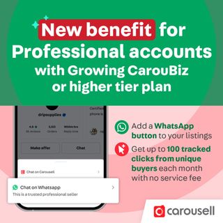 (Category: ) located in . Submitted by carousell_promote (Listing ID 1390561554, Image 1). Description: .