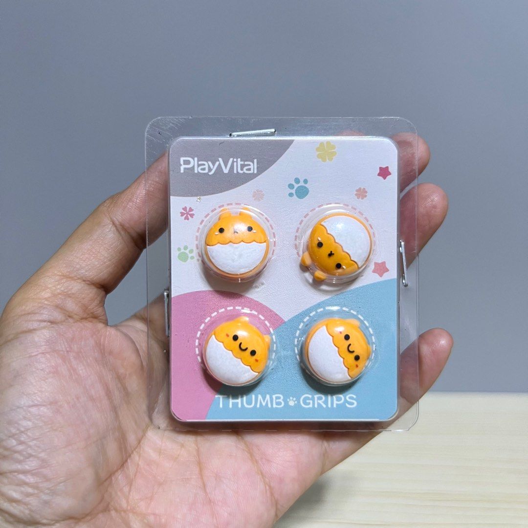 PlayVital Rabbit & Squirrel Thumb Grip Caps for Nintendo Switch Lite/OLED Joycon - Php 200 (Category: Nintendo) located in Davao. Submitted by pandorastoybox (Listing ID 1390773721, Image 3). Description: PlayVital Rabbit & Squirrel Thumb Grip Caps for Nintendo Switch Lite/OLED Joycon - Php 200.