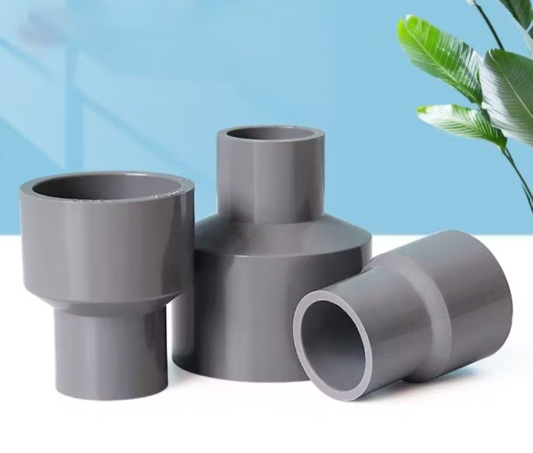 PVC Fitting Reducing Socket Reducer (Category: Everything Else) located in Singapore. Submitted by jesslyz (Listing ID 1390611295, Image 1). Description: selling for $1 each, size 40x32mm & 50x33 2mm,i have 2pcs each. meet at bedok mrt or courier topup $3 to deliver to your place.