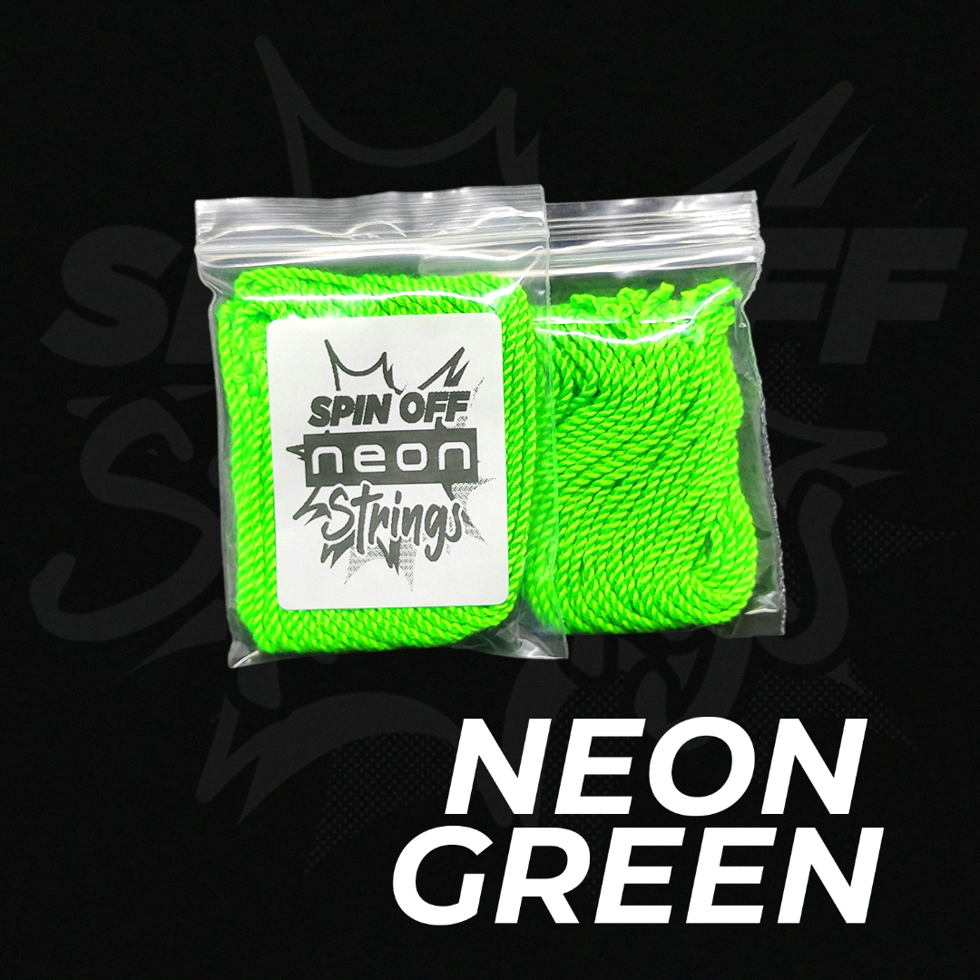 Spin Off NEON Yoyo Strings (Category: Action & Battle Toys) located in Carmona. Submitted by spinnerplus (Listing ID 1390736621, Image 2). Description: SPIN OFF STRINGS is a brand new exclusive string product here at Spinner Plus Official Shop. It offers a different experience and new way of enjoying playing yoyo. Made out of polyester material for players who still want the same familiar feel and texture but also want to have a different string 