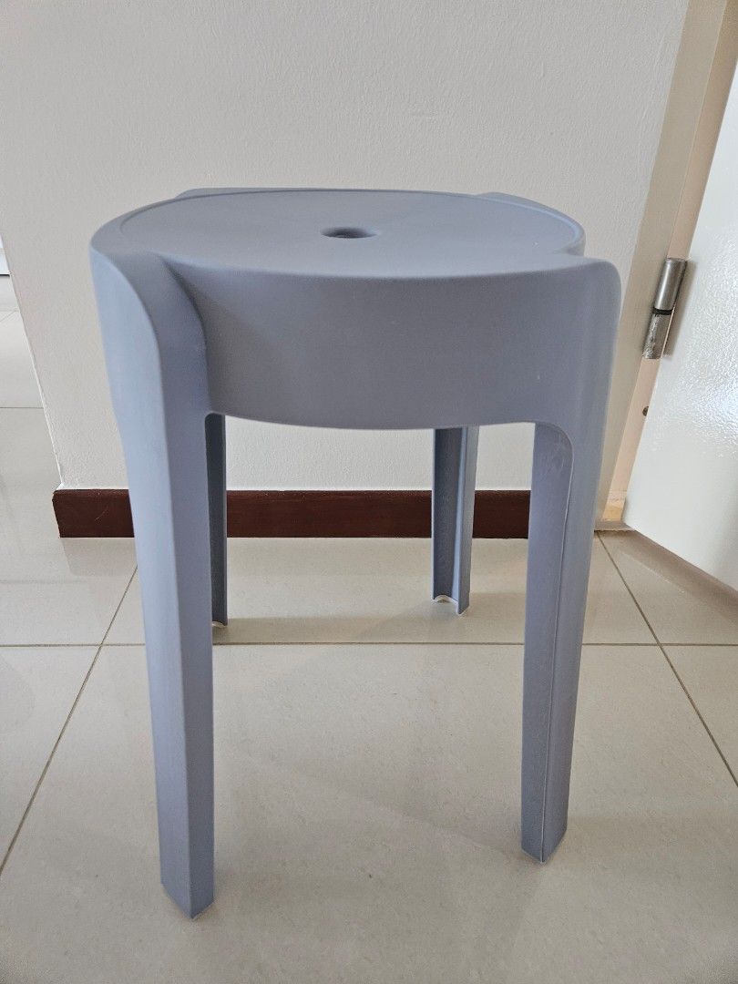 Stackable Stools (33cm diameter) (Category: Chairs) located in Singapore. Submitted by kopi. (Listing ID 1390604428, Image 2). Description: Brand new. Selling both for $15. Self-pickup..