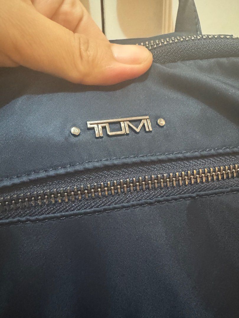 Tumi Backpack (Authentic) (Category: Backpacks) located in Tagaytay City. Submitted by leylamm (Listing ID 1390690963, Image 3). Description: Guaranteed authentic but well used. Please refer to the uploaded photos. Thin Strap. Fits 13” macbook. Pass sa barat at demanding. Cavite area, ship via J&T. Last price posted..