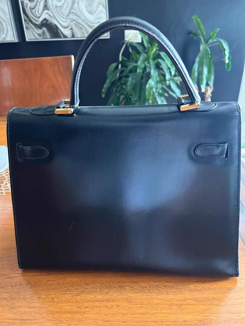 Vintage Bally Kelly 32 Box leather (Category: Luxury Bags & Wallets) located in Taguig. Submitted by vintage_gifted_thrifted (Listing ID 1388206932, Image 3). Description: Vintage Authentic Bally Made in Switzerland Kelly-style handbag in shiny box leather.This did not come with a strap. Comes with dustbag.This is a vintage item. Pls manage expectations..