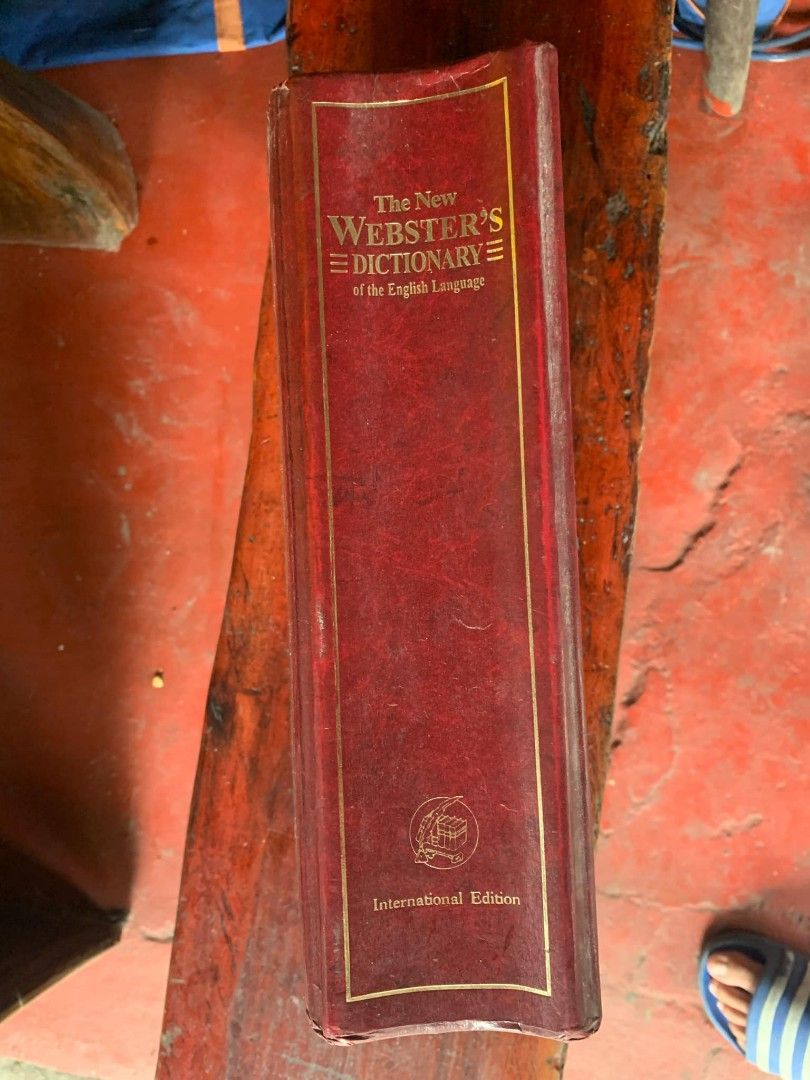 Webster Dictionary international edition for sale (Category: Textbooks) located in Quezon City. Submitted by madelrivera (Listing ID 1390649726, Image 2). Description: WEBSTER DICTIONARY INTERNATIONAL EDITION FOR SALE 500 LOCATION CARLOS EXTENSION SAN BARTOLOME NOVA QC.