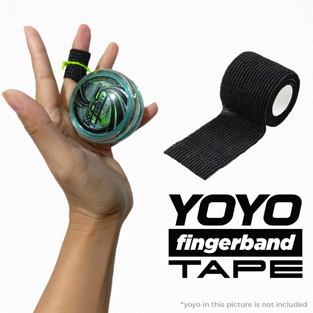 YOYO Fingerband Tape (Category: Educational & Learning Toys) located in Carmona. Submitted by spinnerplus (Listing ID 1390733282, Image 1). Description: Learning how to play yoyo should not be painful and your finger doesn't need to get hurt. Introducing the YOYO Fingerband Tape that will aid you to your yoyoing experience. Your finger will no longer get hurt while enjoying and having fun with yoyo. YOYO Fingerband Tape is also self-adherent and 