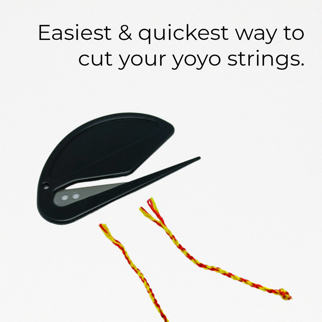 YOYO String Cutter - Quick & Easy to Use (Category: Craft Supplies & Tools) located in Carmona. Submitted by spinnerplus (Listing ID 1390731976, Image 3). Description: YOYO String Cutter is one of the convenient tool a yoyo player should. It is way easier and quicker to cut the excess strings for your yoyo. The design also make it safe for the user to avoid any injury. Product Dimensions: 7.5cm x 5cm Weight: 10g Quantity: 1 piece.