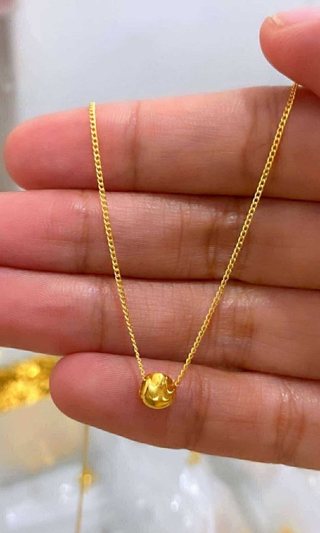 18K Saudi Gold Cadena Balls Pendant (Category: Necklaces) located in Caloocan City. Submitted by cheskhaionlinestore2.0 (Listing ID 1390940436, Image 1). Description: Cadena Chail | Cat Eye Balls 1 Balls- ₱4000 2 Balls- ₱4400 3 Balls- ₱4800 4 Balls- ₱5300 5 Balls - ₱5500 🍒18K Saudi Gold 🍒 💯Nasasangla/ Pawnable 💯 🍒 Wise and Good Investment 😉 🍒 Legit and trusted seller✨ 🍒 Money back guarantee if proven fake💯 How to Order? Kindly DM us so w