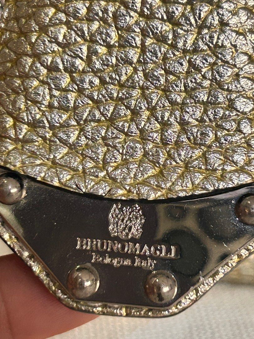 💯% Authentic Bruno Magli Studded Backpack (Category: Backpacks) located in Paranaque City. Submitted by luxehuntsmla.bymari (Listing ID 1390804053, Image 2). Description: 💯% Authentic Bruno Magli Studded Backpack 🔸Unused 🔸excellent condition 🔸No inclusion 🔸No foul smell 🔸No corner scuffs 🤍 Php 3800 only 🔘🔘🔘 All items posted are guaranteed authentic or your money-back if proven fake by a legitimate authenticator. 🔘🔘🔘 👉🏻 Will no lon