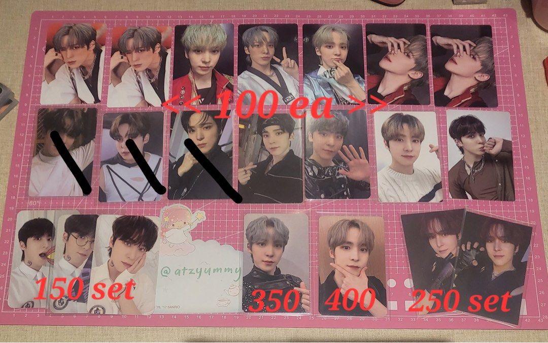 ATEEZ photocards | all members available (Category: K-Wave Merchandise) located in Manila. Submitted by sofia_o9a5 (Listing ID 1380191271, Image 3). Description: -cross posted on x- X: @atzyummy Price in pics discount if getting 3+ pcs.