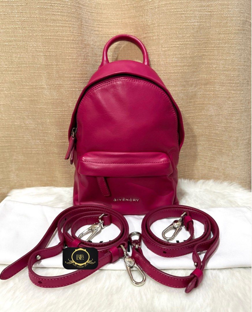 Authentic Givenchy Nano Backpack Sling Womens Bag (Category: Luxury Bags & Wallets) located in Pasig City. Submitted by bestluxurybuys (Listing ID 1390878164, Image 2). Description: Authentic Givenchy Nano Backpack Sling Womens Bag Dm or Vber O92755II747.
