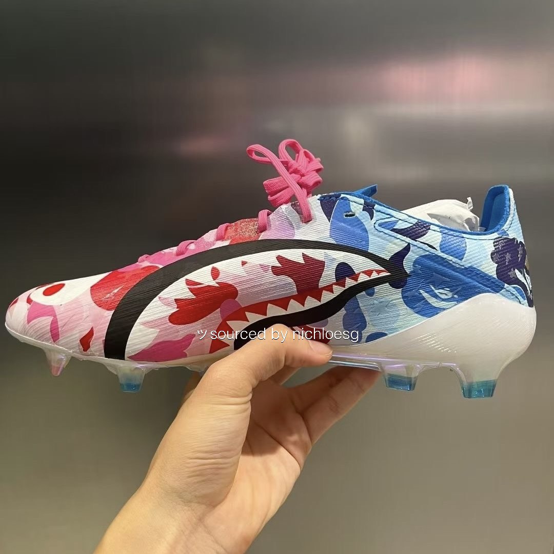 BAPE X ADIDAS F50 ELITE FIRM GROUND BOOTS, Men's Fashion, Footwear