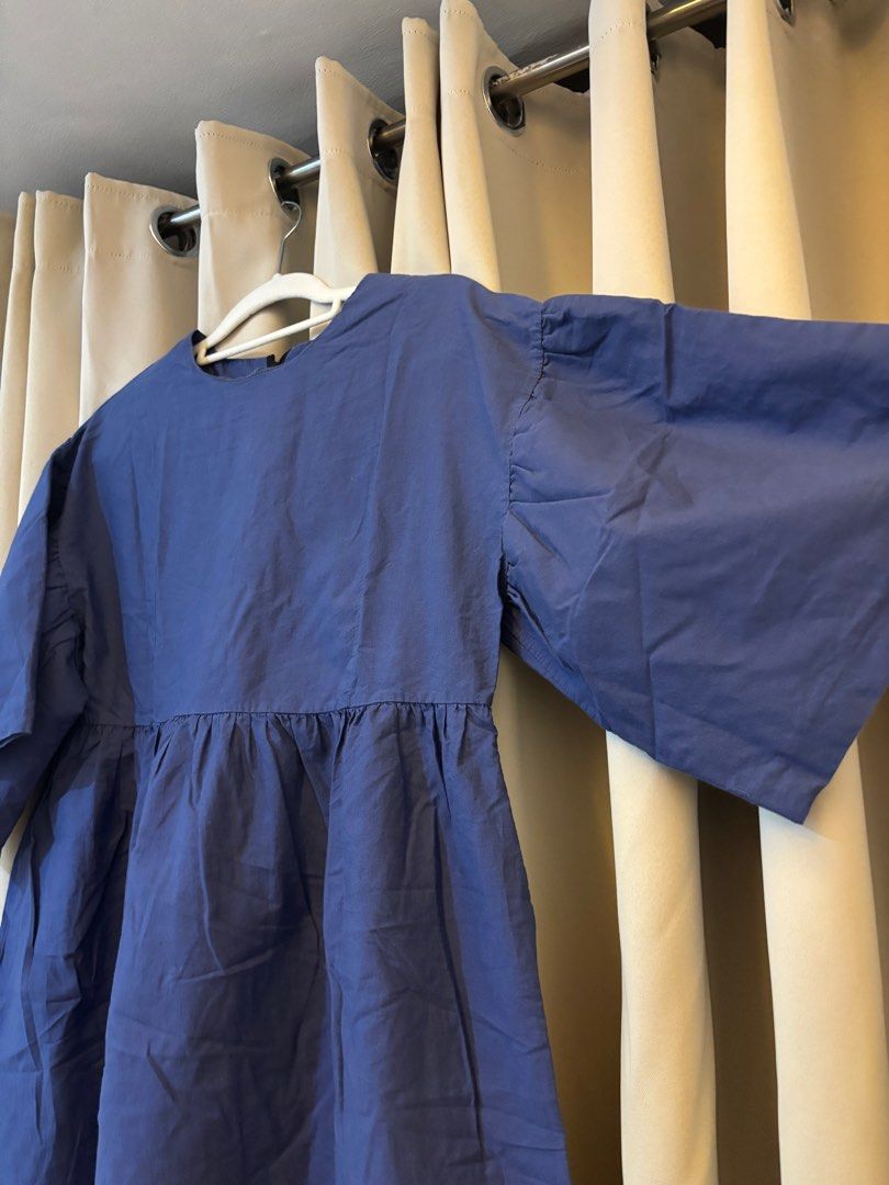 blue baby doll dress (Category: Dresses) located in San Juan City. Submitted by mrbbs (Listing ID 1390941768, Image 2). Description: No issues, never been worn. measurements Shoulder width 20” Bust 19” Length 30.5”.