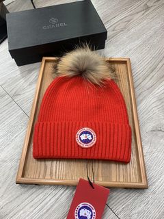 💜Canada Goose 加拿大鵝 羊毛針織毛線帽 Wool knitted wool cap64192086616065110