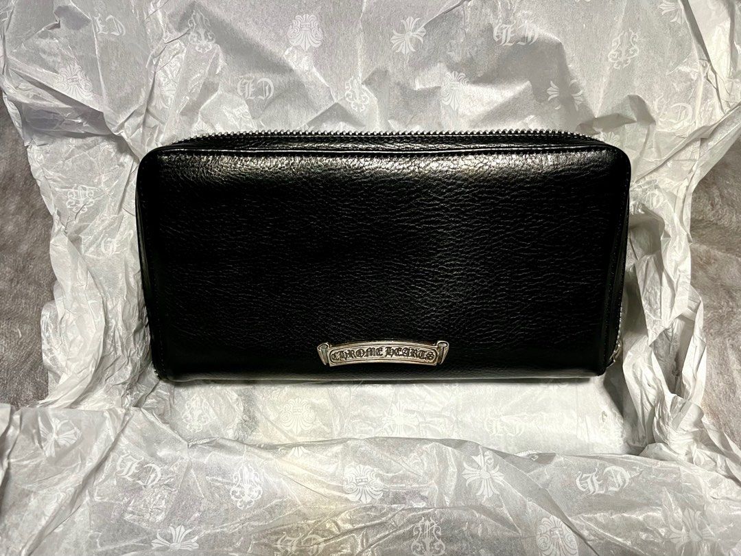 克羅心Chrome Hearts REC F ZIP Wallets 拉鏈長夾, 名牌精品, 精品包與