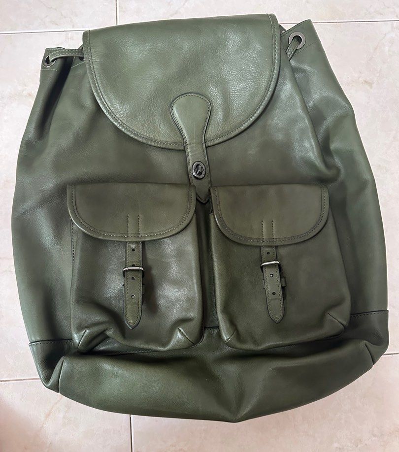 coach heritage backpack Hitch equally rugged and refined New COACH Heritage Calf Leather