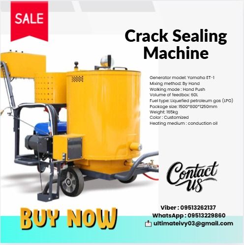 For Sale Asphalt Crack Sealing Machines Hand Push Road Crack Sealing ...