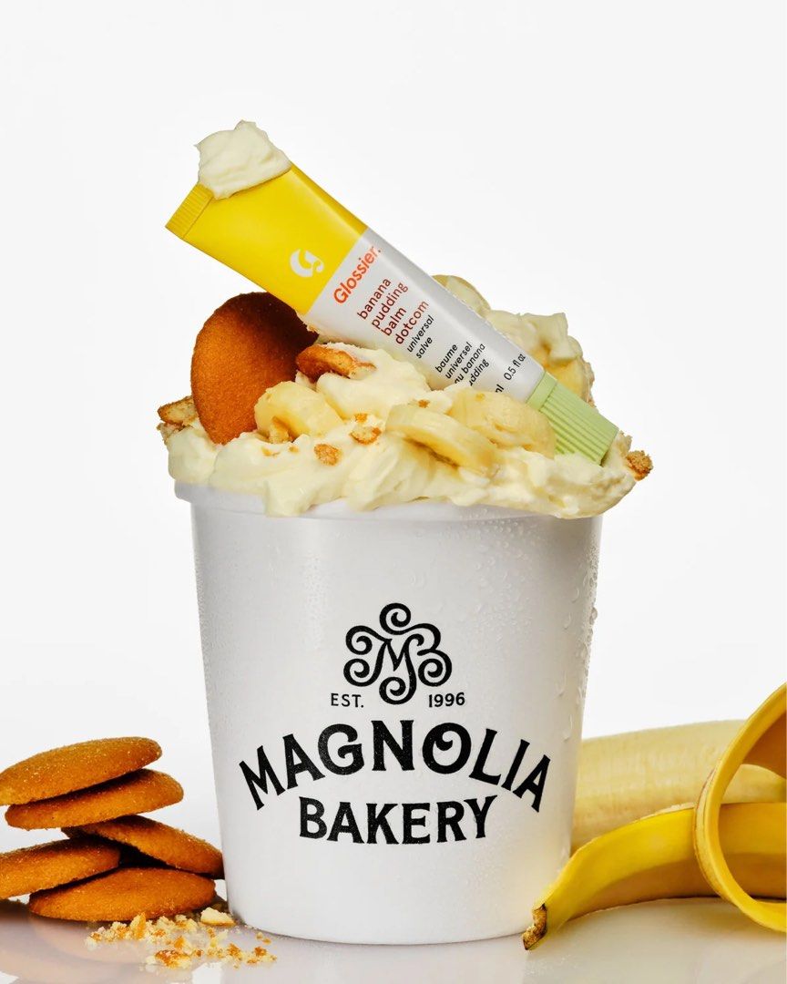 Glossier banana pudding balm dotcom Magnolia bakery (M bakery) collab (Category: Face Care) located in Manila. Submitted by sarisaristorehk (Listing ID 1390895091, Image 1). Description: .