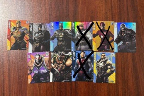 rare injustice cards gold series 4, Toys & Collectibles, Trading Cards, Raw Singles on Carousell Injustice Series 2 Cards Launch
